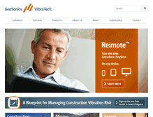 Tablet Screenshot of geosonicsvibratech.com